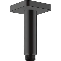 Кронштейн для верхнього душу Hansgrohe зі стелі Vernis Shape 100 мм Matt Black 26406670 Чорний матовий