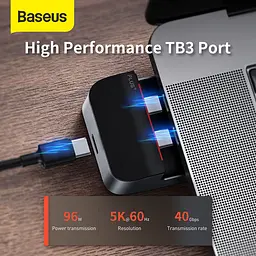 Адаптер хаб конвертер Baseus Armor Age Bracket Multifunctional CAHub-AJ0G - мініатюра 9