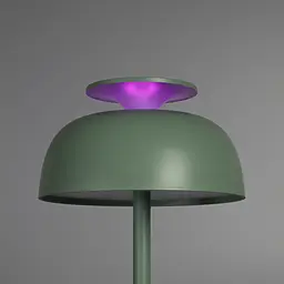 LED лампа настiльна з акумулятором VIDEX VL-TF24G 8W 4000K+RGB Green VIDEX (29250-000) - мініатюра 6