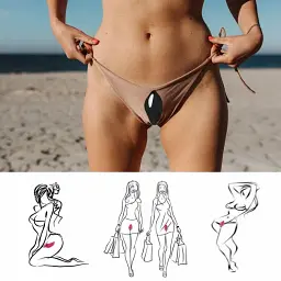 Вібратор для клітора I’MCUM Clit Control в трусики з пультом управління Чорний (7970379617684) - мініатюра 4
