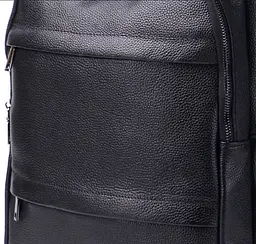Чоловічий рюкзак для ноутбука та документів з натуральної шкіри Tiding Bag B2-37342A чорний - мініатюра 3
