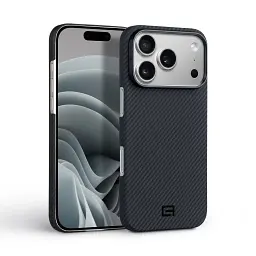 Чохол ArmorStandart BlackIcon Aramid Twill MagCase для Apple iPhone 17 Pro Black - мініатюра 2