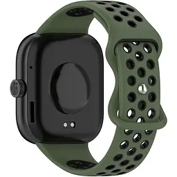 Ремінець DK CDK Silicone Sport Band Nike для Xiaomi Redmi Watch 4 (017600) (green / black) - мініатюра 4