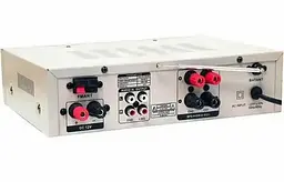 Підсилювач звуку Bluetooth 4,0 USB/SD/FM/MP3 150W+150W 2х канальний з пультом стереопідсилювач для колонок з караоке 220V та 12V UKC AMP-313 - мініатюра 2