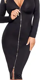 Сукня Cottelli Collection Party Zip L (чорний) - мініатюра 12
