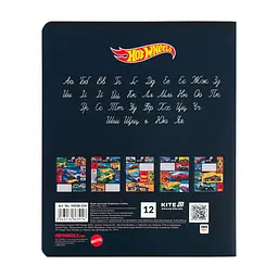Зошит Kite Hot Wheels, 12 аркушів, лінія (HW26-234), в асортименті - мініатюра 9