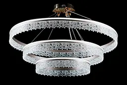 Люстра світлодіодна Splendid Ray L118/800+600+400/3 LED, 200W, золота, регульована, сучасний стиль - мініатюра 2