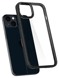 Оригінальний протиударний чохол Spigen Ultra Hybrid для iPhone 13 Matte Black ACS03523 - мініатюра 1