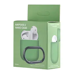 Чохол Silicone Case 1,2mm for AirPods 1/2 Spearmint - мініатюра 2