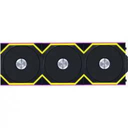 Комплект вентиляторів Lian Li Uni Fan SL WIRELESS 120-3 Black (G99.12SL1W3B.00) - мініатюра 1