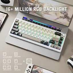 Ігрова механічна клавіатура Attack Shark X66 / 60% / Три режими підключення / Strawberry Switch / Brown - мініатюра 7