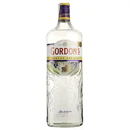 Упаковка джину Gordon’s London Dry Gin 37.5% 12 л (1 л х 12 шт.) - мініатюра 2