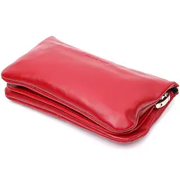 Шкіряна жіноча сумка GRANDE PELLE 26х15,5х3 см sum0023602 - мініатюра 4