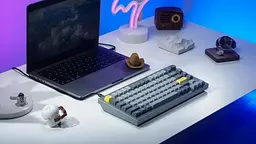 Клавіатура Keychron Q1 QMK Hot-Swappable Gateron Phantom Red RGB Knob Space Grey (Q1N1_KEYCHRON) - мініатюра 3