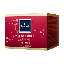 Крем для обличчя Famirel Copper Peptide Day Cream Денний Ліфтинг-актив з пептидами міді 50 мл (7290114085243) - мініатюра 2