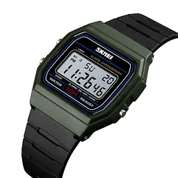 Наручний годинник 1412AG Army Green Skmei acs0030763 - мініатюра 3