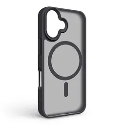 Чехол для Apple iPhone 16, Uniq MagCase, черный, противоударный, панель-накладка с MagSafe, ударопрочный TPU+PC, с магнитом MagSafe, поддержка полноценной беспроводной зарядки, ArmorStandart (ARM79495) - мініатюра 2