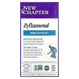 Вітамінно-мінеральний комплекс New Chapter Протизапальний комплекс, Zyflamend, 120 вегетаріанс (NCR-90075) - мініатюра 2