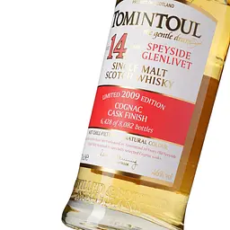 Віскі Tomintoul Cognac Cask Finish 14 yo Single Malt Scotch Whisky 2009 46% 0.7 л в коробці - мініатюра 6