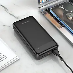 Універсальна мобільна батарея Borofone BJ19A 20000mAh PD20W+QC3.0 (Чорний) - мініатюра 5