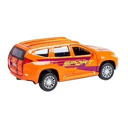 Автомодель Технопарк Mitsubishi Pajero Sport, 1:32, помаранчевий (PAJERO-S-SPORT) - мініатюра 6