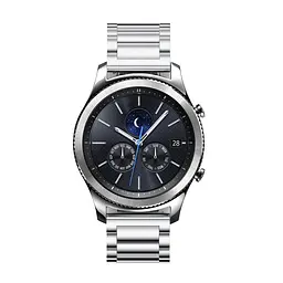 Металевий ремінець Primo для годинника Samsung Gear S3 Classic SM-R770/Frontier RM-760 Silver - мініатюра 3