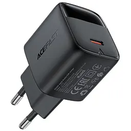 МЗП Acefast A113 PD20W GaN (1USB-C) Black - мініатюра 5