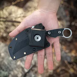 Ніж фіксований туристичний Ruike FS68, (8.6 см) 14C28N / G10 чорний - мініатюра 20