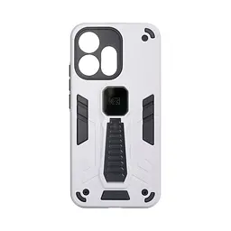 Чехол для OPPO Reno15 5G, Proover, серый, с подставкой и магнитом, противоударный, ударопрочный, бронированный, панель-накладка, защита всего корпуса, термополиуретан (TPU) + поликарбонат (PC), ArmorStandart (ARM89929)