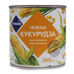 Кукурудза Премія ніжна з/б 340 г (302408)