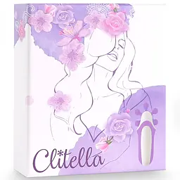 Стимулятор з імітацією оральних пестощів FeelzToys - Clitella Oral Clitoral Stimulator Purple - мініатюра 6