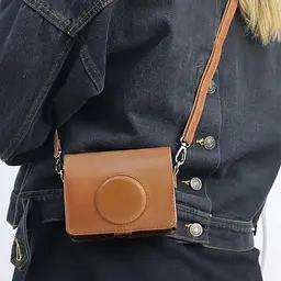 Чохол для фотоапарата Fujifilm Instax Mini EVO коричневий - мініатюра 5
