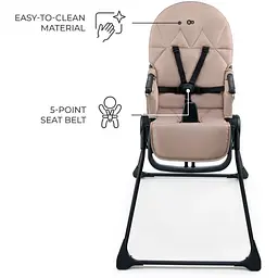 Стільчик для годування Kinderkraft Binci Beige (KHBINC00BEG0000) - мініатюра 2