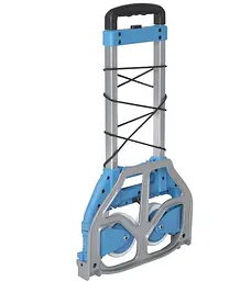 Візок господарський Bo-Camp Trolley Foldable 75 kg Silver/Blue (5267283) (DAS302122) - мініатюра 3
