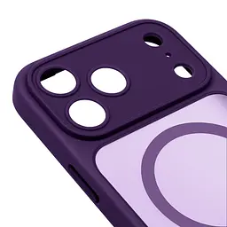 Чехол для Apple iPhone 17 Pro, Lush MagCase, фиолетовый, противоударная панель-накладка из TPU и PC, полупрозрачный чехол с MagSafe (с магнитом), с защитой камеры, поддержка беспроводной зарядки, защита всего корпуса, ArmorStandart (ARM87490) - мініатюра 4