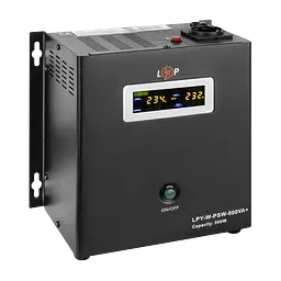 ДБЖ з правильною синусоїдою 12V LPY-W-PSW-800VA+(560Вт)5A/15A - мініатюра 4