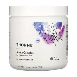 Амінокислота Thorne Research Комплекс амінокислот, смак ягід, Amino Complex, Berry Flavored, 228 г (THR-00464)