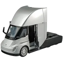 Колекційна металева модель вантажівки Автопром Tesla Semi Truck із зарядною станцією, інерцією, світлом та звуком 1:24 - мініатюра 8