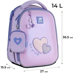 Рюкзак Kite Education каркасний 555 Sweetheart (K25-555S-7) - мініатюра 3