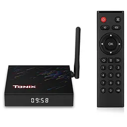 Смарт ТВ приставка Tanix TX68 4/64GB Allwinner H618 Android TV 12, медіаплеєр 4K HDR - мініатюра 2