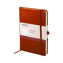 Блокнот Axent Partner Lux, 125х195, 96арк, кл, коричневий (8202-19-A) - мініатюра 2