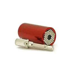 Торцева головка Voltronic універсальна для шуруповерта 7-19 mm (25 x 52) 3/4 Red (YT-UnScTRD)