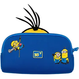 Пенал м'який Yes TO-01 Minions, 10х20х4 см, синій (533261) - мініатюра 2