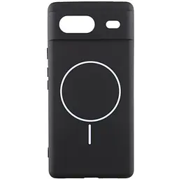 Чохол Silicone Cover Lakshmi Full Camera (AA) with Magnetic Fit для Google Pixel 8 Чорний / Black