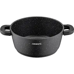 Каструля зі скляною кришкою Ardesto Gemini Anzio 2.5 л чорний (AR2420GE) - мініатюра 3