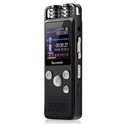 Професійний цифровий диктофон для журналіста Savetek GS-R07, 32 Гб пам'яті (100643)