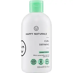 Happy Naturals Кондиціонер Слухняні локони, 300 мл.