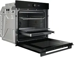 Whirlpool Духовий шафа Whirlpool електричний, 73л, A+, дисплей, конвекція, телескопічні напрямні, чорний - мініатюра 7