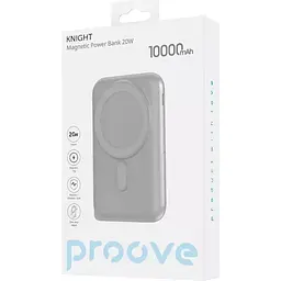 Павербанк Proove Knight Gray 10 000 mAh / 20 Вт (PBGI20012205) - мініатюра 5