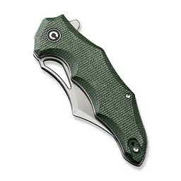 Ніж складаний кишеньковий Civivi Chiro, (7.9 см) 14C28N/Micarta темно-зелений - мініатюра 5